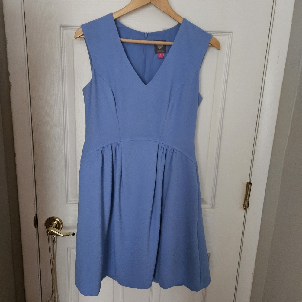 Elegant Periwinkle Blue Sleeveless Dress